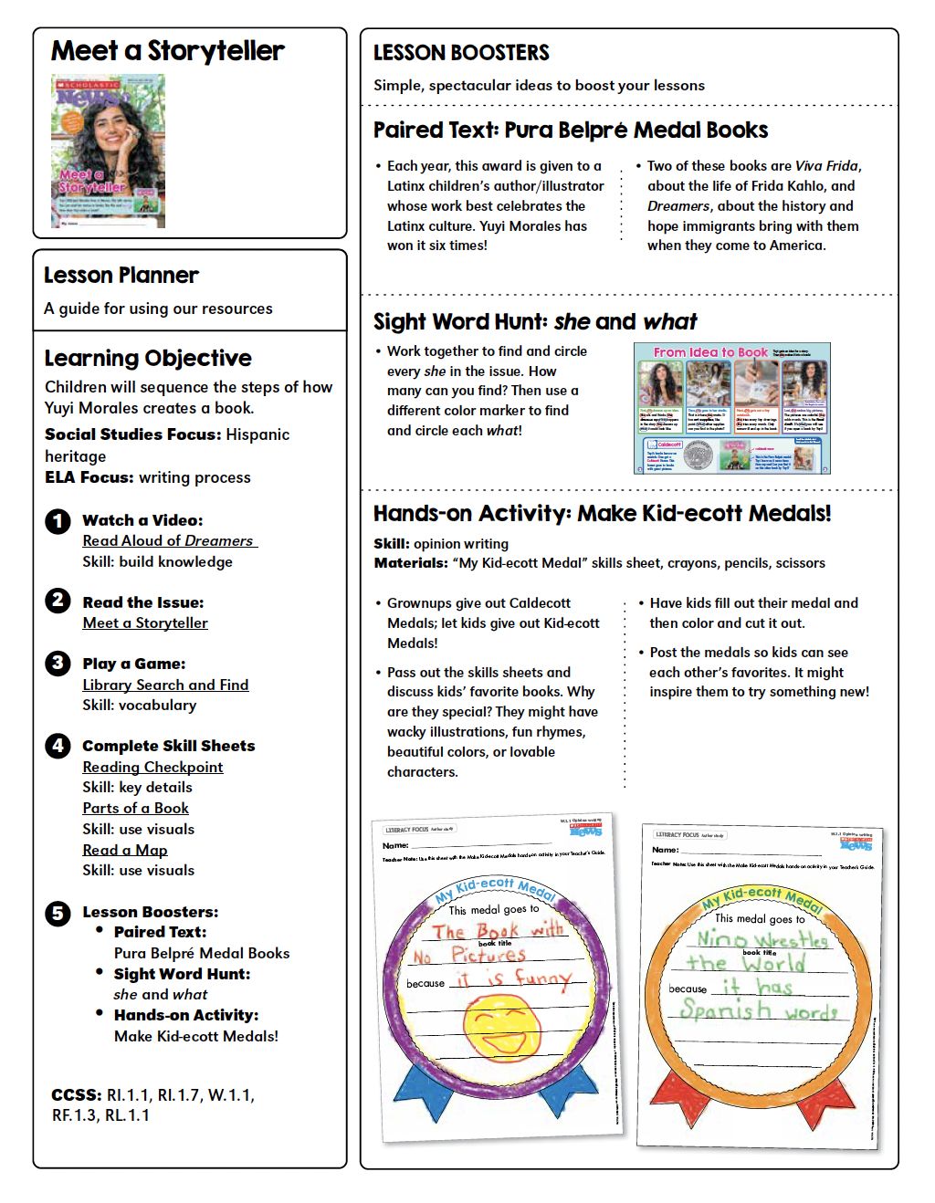 lesson plan page